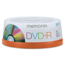 Memorex DVD-R16x  4.7GB 25 Pack Spindle